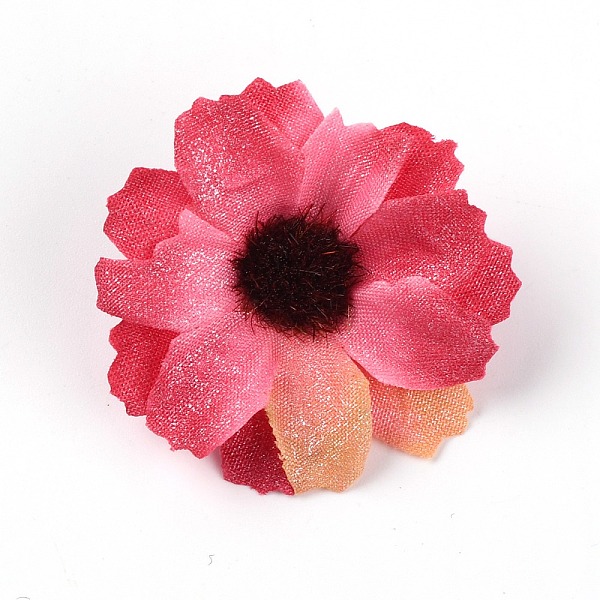 

PandaHall Silk Cloth Artifical Flower, For DIY Wedding Party Garland Decoration, Daisy, Cerise, 35~38x10mm Cloth Flower Red