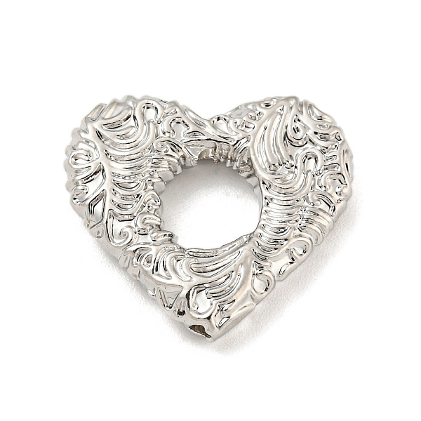 

PandaHall Alloy Pendants, Patterned Heart, Silver, 18x20x4mm, Hole: 1.5mm Alloy Heart