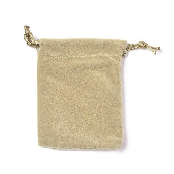 

PandaHall Rectangle Velours Jewelry Bags, Sandy Brown, 9.4x7.6cm Velvet Brown