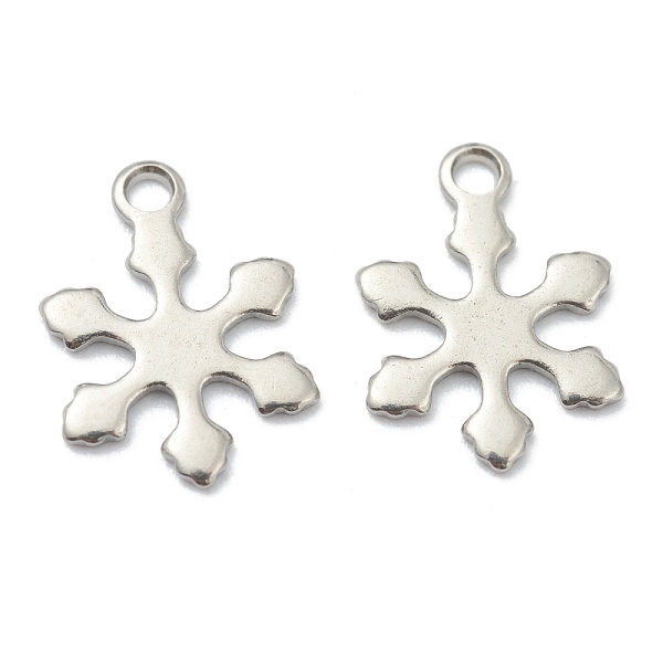 

PandaHall 304 Stainless Steel Charms, Laser Cut, Snowflake, for Christams, Stainless Steel Color, 12x9x0.5mm, Hole: 1.4mm 304 Stainless...