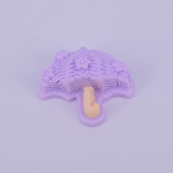 

PandaHall Opaque Frosted Resin Cabochon, Umbrella, Purple, 19.5x21.5x7.5mm Resin Umbrella Purple