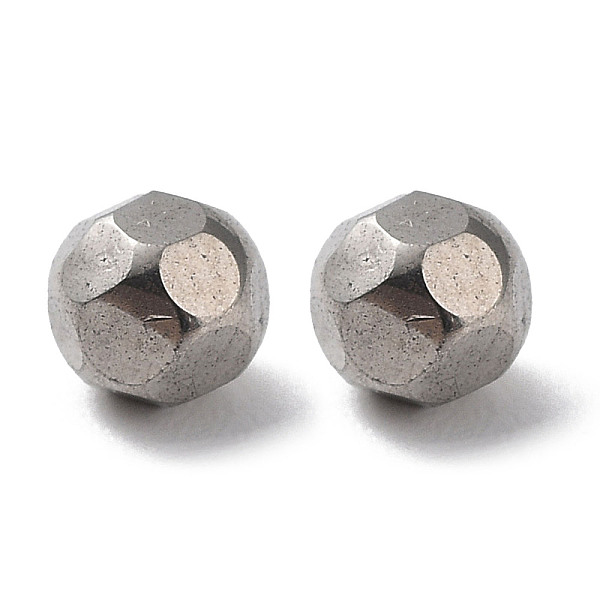 

PandaHall 303 Stainless Steel Beads, No Hole/Undrilled, Diamond Cut, Round, Stainless Steel Color, 3mm 303 Stainless Steel Round