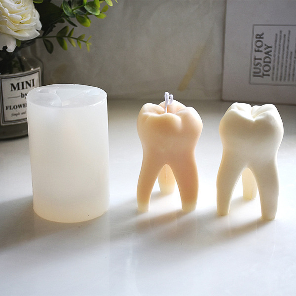 Zahn DIY Kerze Silikonformen In Lebensmittelqualität
