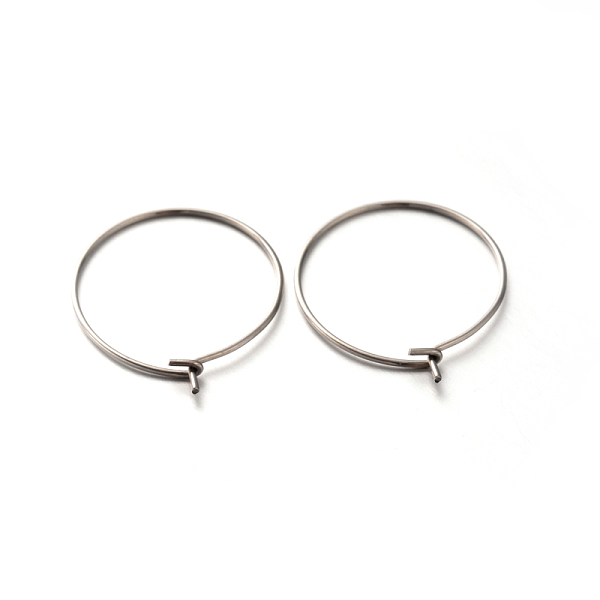 

PandaHall 304 Stainless Steel Wine Glass Charms Rings, Hoop Earring Findings, Stainless Steel Color, 22 Gauge, 23.5x20x0.6mm 304 Stainless...