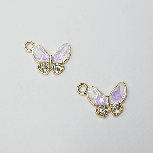 亜鉛合金エナメルバタフライジュエリーペンダント