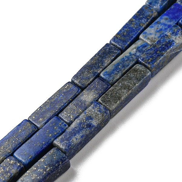 

PandaHall Natural Lapis Lazuli Beads Strands, Rectangle, 13~14x4~5x4~5mm, Hole: 0.7mm, about 29pcs/strand, 15.28~15.47 inch(38.8~39.3cm)...