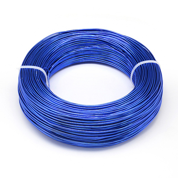 

PandaHall Round Aluminum Wire, Bendable Metal Craft Wire, for DIY Jewelry Craft Making, Royal Blue, 9 Gauge, 3.0mm, 25m/500g(82 Feet/500g)...