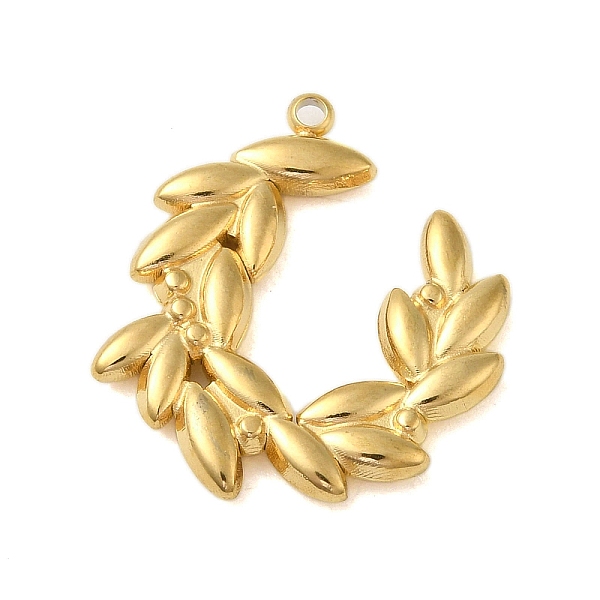 

PandaHall Ion Plating(IP) 304 Stainless Steel Pendants, Leafy Branch Charms, Real 18K Gold Plated, 22x20.5x2.5mm, Hole: 1.2mm 304 Stainless...