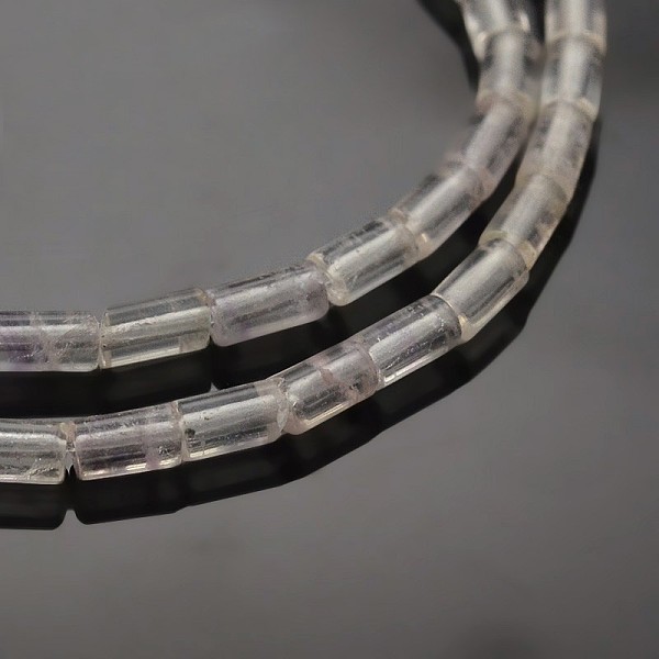 

PandaHall Column Natural Fluorite Beads Strands, 5x3mm, Hole: 0.5mm, about 78pcs/strand, 15.7 inch Fluorite Column