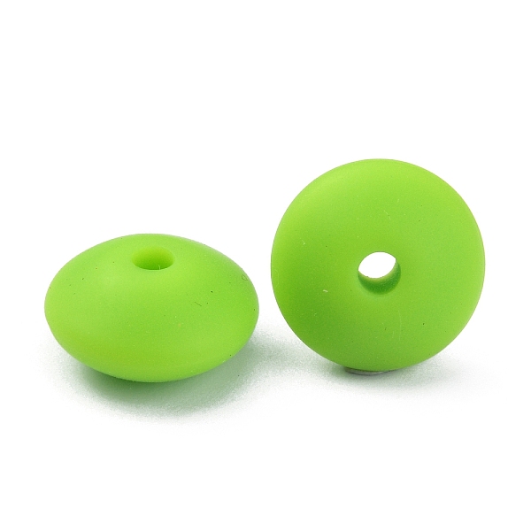

PandaHall Silicone Beads, Chewing Beads For Teethers, DIY Nursing Necklaces Making, Abacus, Lawn Green, 12x6.5mm, Hole: 2mm Silicone...