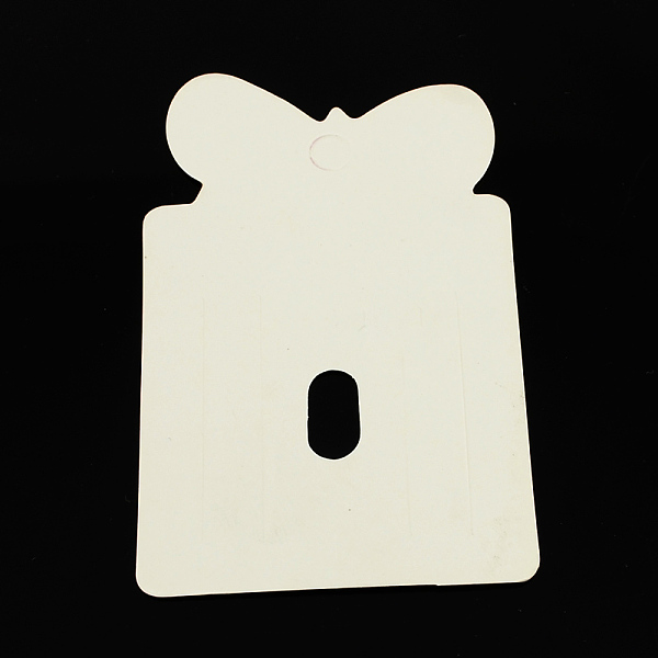 

PandaHall Paper Cardboard Hair Clip Display Cards, Camellia, 79x50mm Paper Rectangle Pink