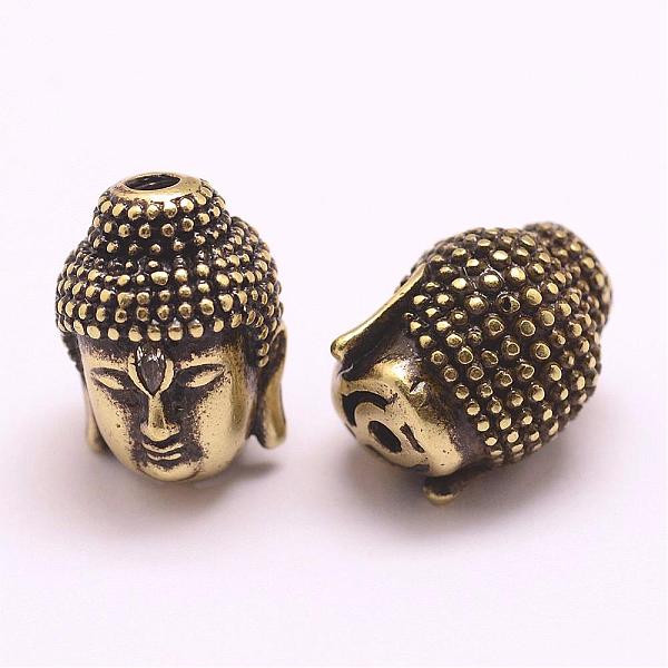 

PandaHall Brass Micro Pave Grade AAA Cubic Zirconia Beads, Long-Lasting Plated, Cadmium Free & Nickel Free & Lead Free, Buddha, Antique...
