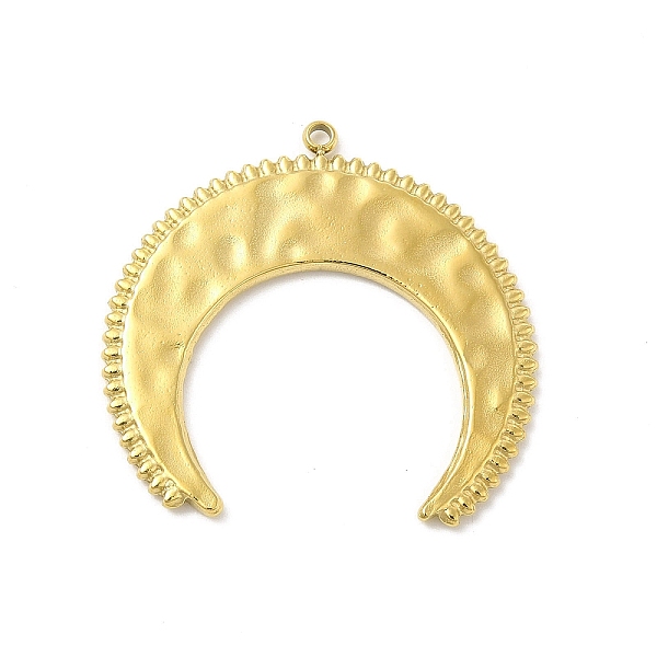 

PandaHall Ion Plating(IP) 304 Stainless Steel Pendants, Crescent Moon Charm, Real 14K Gold Plated, 34.5x35.5x2mm, Hole: 1.5mm 304 Stainless...