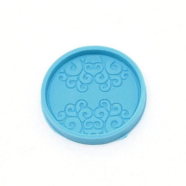 

PandaHall DIY Silicone Molds, Fondant Molds, For DIY Cake Decoration, Chocolate, Candy, UV Resin & Epoxy Resin Jewelry Making, Flat Round...