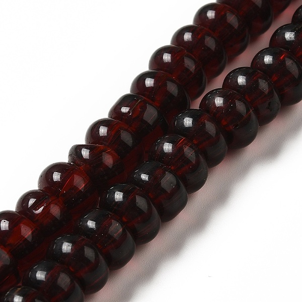 

PandaHall Handmade Lampwork Beads Strands, Rondelle, Dark Red, 9~10x4.5~5mm, Hole: 2.5~3mm, about 68~71pcs/strand, 14.17~16.14 inch(36~41cm)...