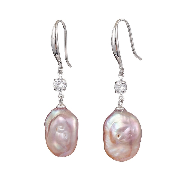 Natural Pearl Dangl… - image