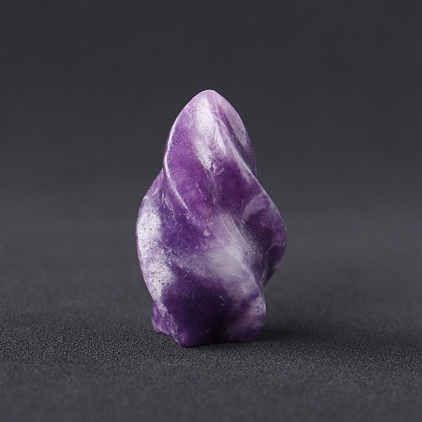 

PandaHall Natural Amethyst Display Decorations, Reiki Energy Stone Figurine, Flame, 38x23.5mm Amethyst Others