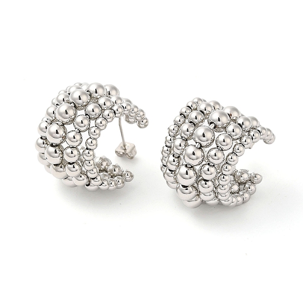 Brass Round Stud Ea… - image