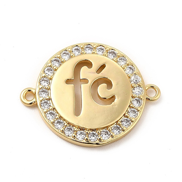 

PandaHall Eco-Friendly Rack Plating Brass Micro Pave Clear Cubic Zirconia Connector Charms, Lead Free & Cadmium Free, Long-Lasting Plated...