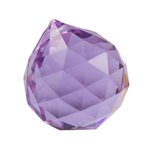 

PandaHall K9 Glass Pendants, Teardrop, Lilac, 30mm K9 Glass Teardrop Purple