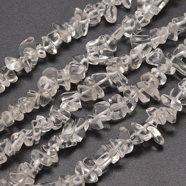 

PandaHall Glass Chip Bead Strands, Clear, 5~8x5~8mm, Hole: 1mm, about 31.5 inch Glass Chip Clear