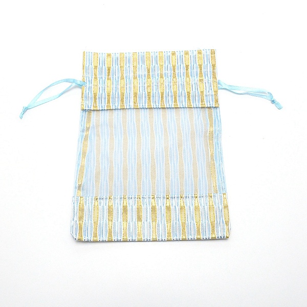 

PandaHall Burlap Packing Pouches Drawstring Bag, with Organza Visual Window, for Valentine Birthday Wedding Party Candy Wrapping, Pale...