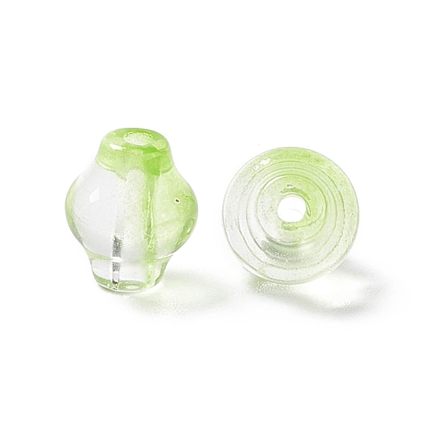 

PandaHall Transparent Glass Beads, Lantern, Lawn Green, 9x8mm, Hole: 1.5mm Glass Lantern