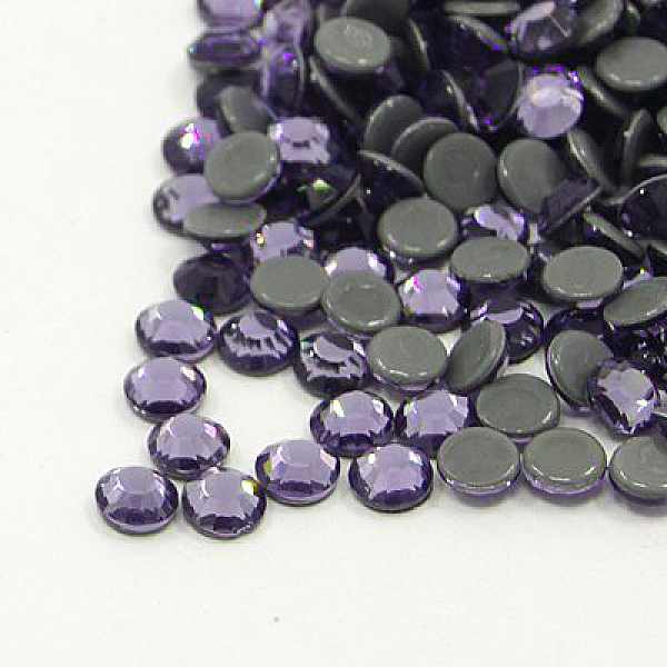 

PandaHall Glass Hotfix Rhinestone, Grade AA, Flat Back & Faceted, Half Round, Tanzanite, SS16, 3.8~4.0mm, about 1440pcs/bag Glass Rhinestone..., Purple