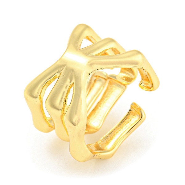 

PandaHall Rack Plating Brass Skull Open Cuff Rings, Long-Lasting Plated, Lead Free & Cadmium Free, Real 18K Gold Plated, Inner Diameter...