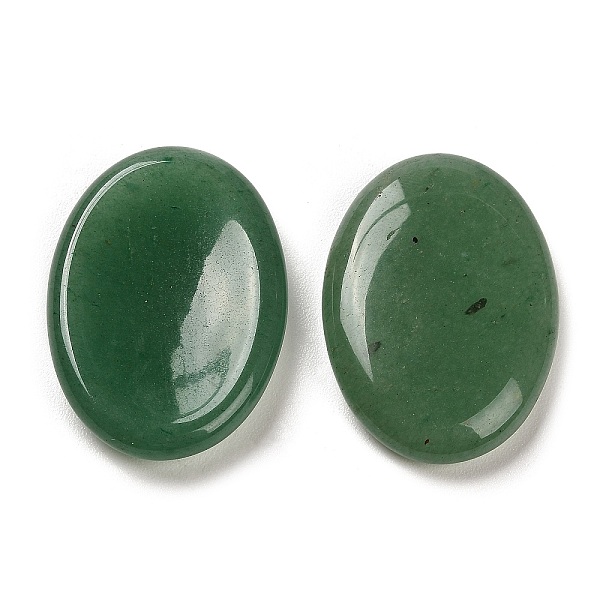 Natural Green Aventurine Oval Worry Stone