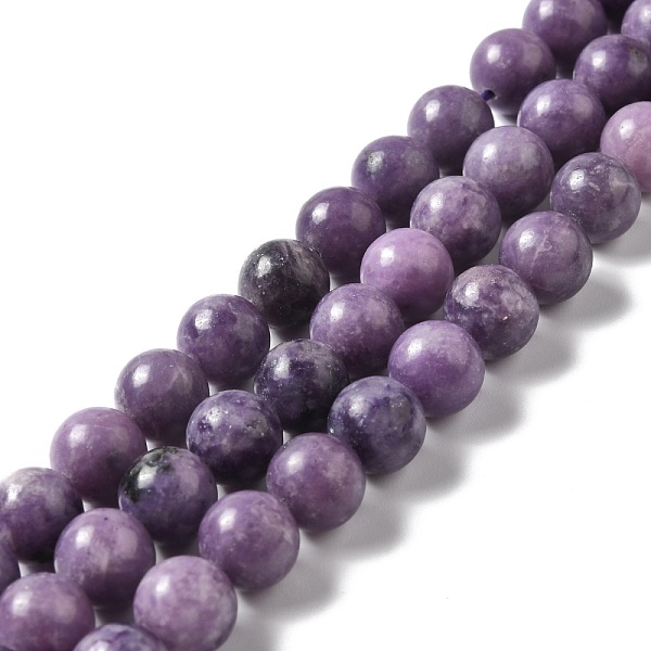 

PandaHall Natural Lepidolite/Purple Mica Stone Beads Strands, Round, 10.5mm, Hole: 1.2mm, about 36pcs/strand, 14.80''(37.6cm) Lepidolite...