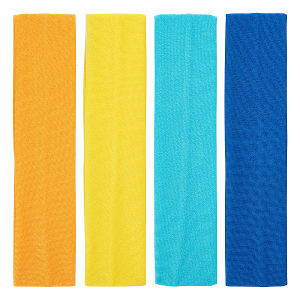 8 bandeau à cheveux en tissu de soie de lait bicolore ([1] pièce)
