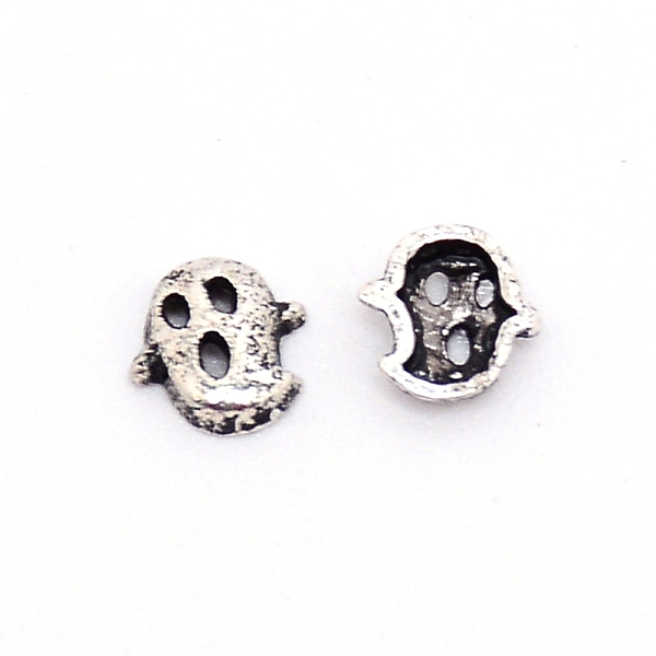 

PandaHall Halloween Themed Alloy Cabochons, Nail Art Decoration Accessories for Women, Cadmium Free & Lead Free, Ghost, Antique Silver...