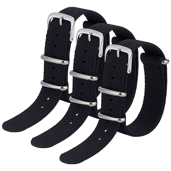 3Pcs Nylon Watch Bands