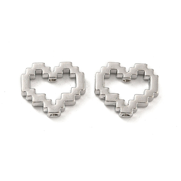 

PandaHall Alloy Beads, Long-Lasting Plated, Lead Free & Cadmium Free & Nickel Free, Heart Shape, Platinum, 13.5x16x3.5mm, Hole: 1.6mm Alloy...