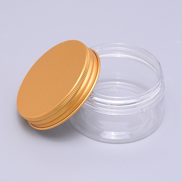 

PandaHall PET Plastic Bottles, with Aluminum Screw Lids, for Cream Jar, Column, Clear, 6.8x4.1cm, Capacity: 100ml(3.38 fl. oz) Plastic...