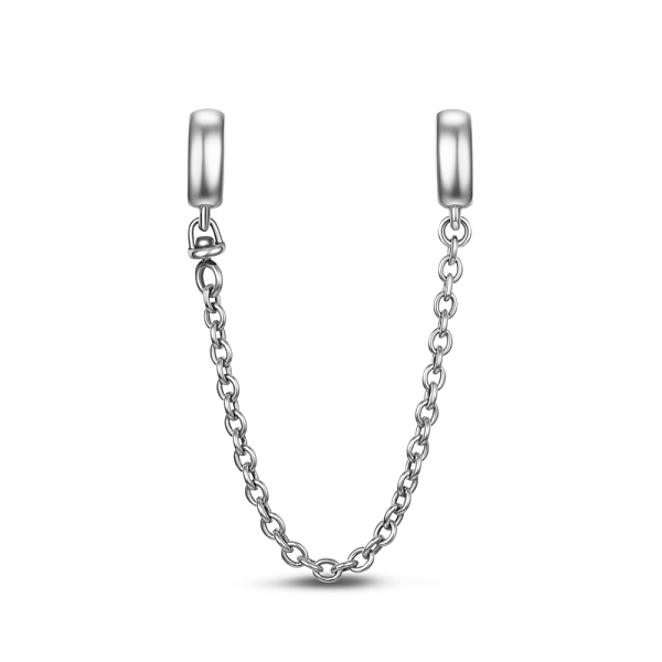 

PandaHall TINYSAND 925 Sterling Silver Round Safety Chains & Beads, Silver, 90mm, Hole: 3.92mm Sterling Silver Round Silver