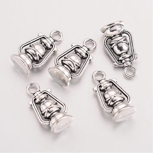 

PandaHall Tibetan Style Zinc Alloy Pendants, Lead Free & Cadmium Free, Lantern, Antique Silver, 20x10x7mm, Hole: 2.5mm, about 250pcs/500g...