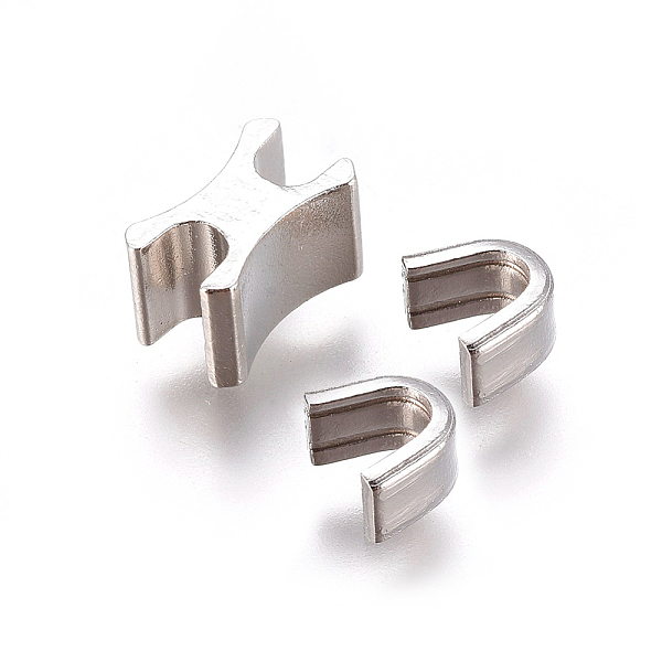 

PandaHall Clothing Accessories, Brass Zipper Repair Down Zipper Stopper and Plug, Platinum, 8.5x5x4.5mm, 4.5x5.5x3mm Brass