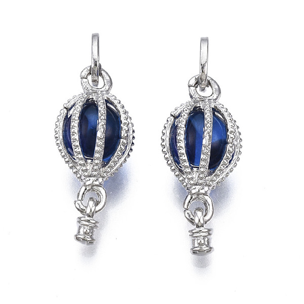 

PandaHall Rack Plating Alloy European Dangle Charms, with Resin Bead, Large Hole Beads, Cadmium Free & Lead Free, Platinum, Lantern, Royal...