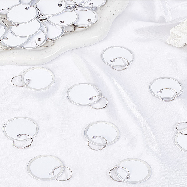 30Pcs Aluminum Keychain