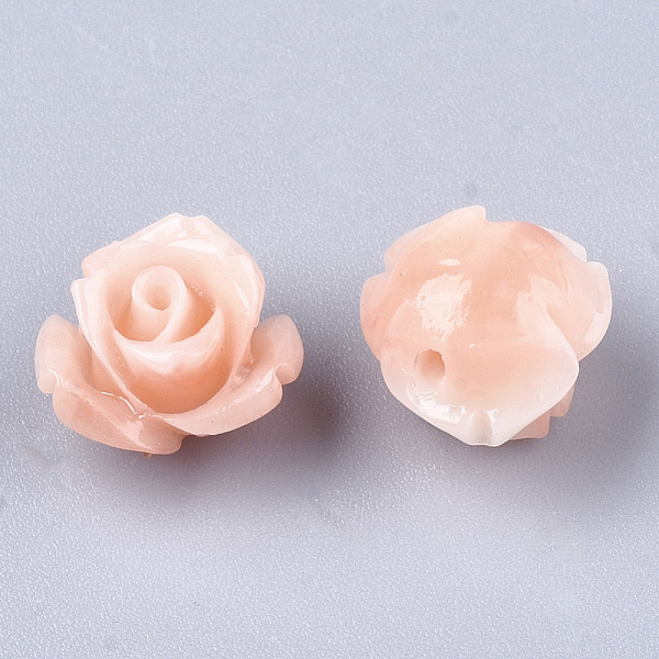 

PandaHall Synthetic Coral Beads, Dyed, Flower, PeachPuff, 10x10.5x8mm, Hole: 1mm Synthetic Coral Flower Brown