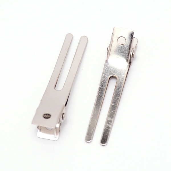 

PandaHall Stainless Steel Alligator Hair Clip Findings, Nickel Free, Stainless Steel Color, 45x11x11mm Stainless Steel