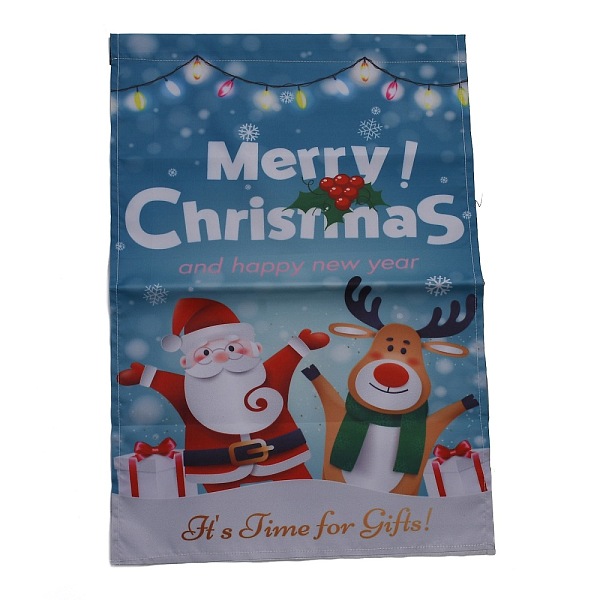 

PandaHall Garden Flag for Christmas, Double Sided Polyester House Flags, for Home Garden Yard Office Decorations, Father Christmas with...