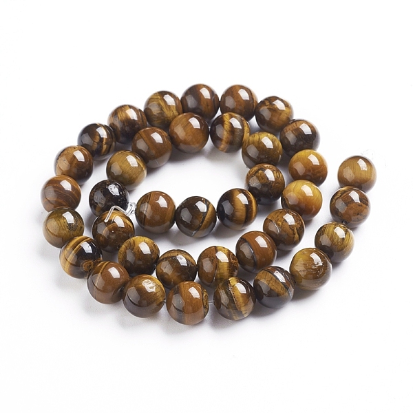 

PandaHall Gemstone Beads, Round, Tiger Eye, Grade B, Colorful, 10mm Tiger Eye Round