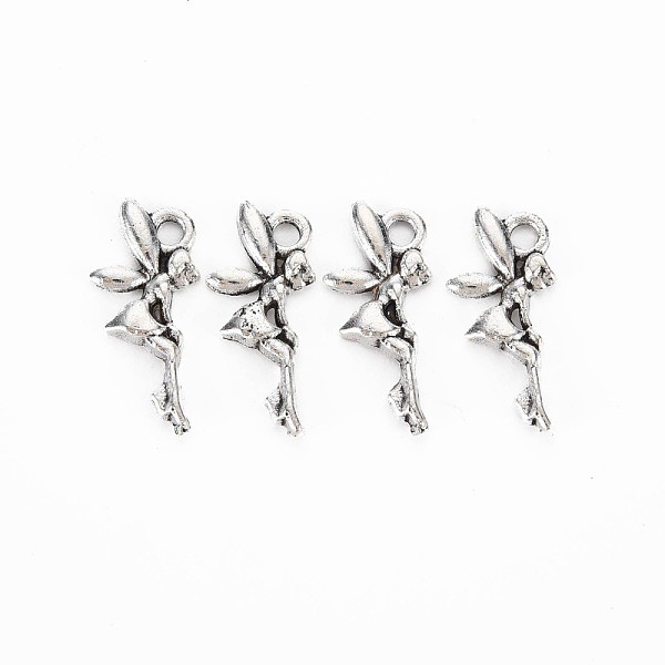 

PandaHall Tibetan Style Alloy Pendants, Cadmium Free & Lead Free, Elf, Antique Silver, 17x8x1.5mm, Hole: 1.8mm, about 2075pcs/1000g Alloy...