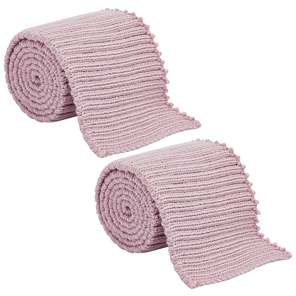 

PandaHall 95% Cotton & 5% Spandex Fiber Ribbing Fabric for Cuffs, Waistbands Neckline Collar Trim, Plain Knitted Hem, Quilting Cloth, Rosy...