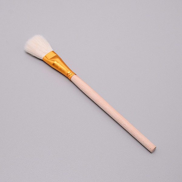 

PandaHall Wooden Paint Brush, with Wool, Clay Tool, BurlyWood, 20x1.8x1.15cm Wood Others Orange
