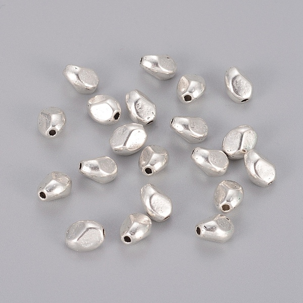 

PandaHall Tibetan Style Alloy Spacer Beads, Lead Free & Cadmium Free, Oval, Antique Silver, 6x5mm, Hole: 1mm Alloy Oval
