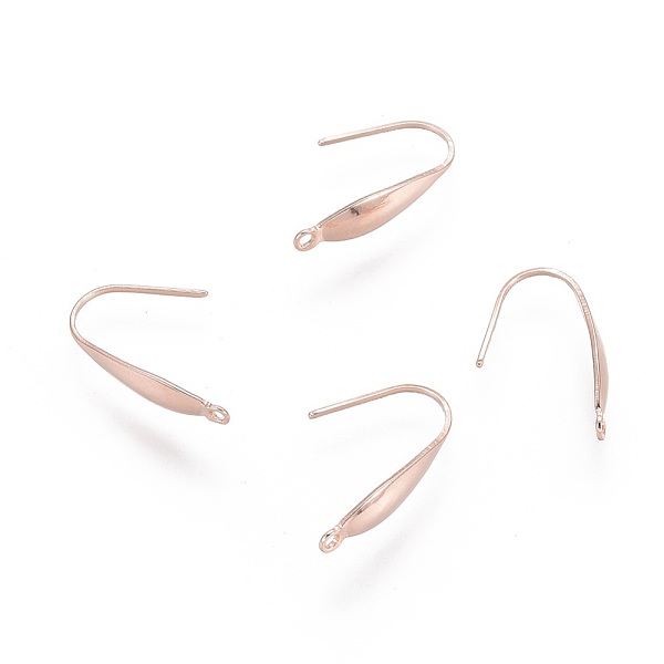 

PandaHall 316 Surgical Stainless Steel Earring Hooks, Ear Wire, with Vertical Loop, Rose Gold, 20x4.5x1mm, Hole: 1.2mm, 20 Gauge, Pin: 0.8mm...